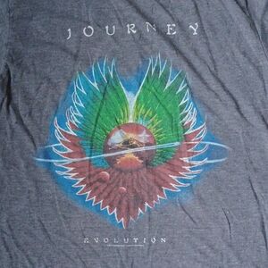 Journey Evolution Tour 2017 tee shirt women's size small gray